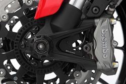 ABS Sensorschutz Multistrada V4 - schwarz - vorne