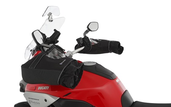 Motorrad Lenkerstulpen - schwarz - Satz - Bild 1