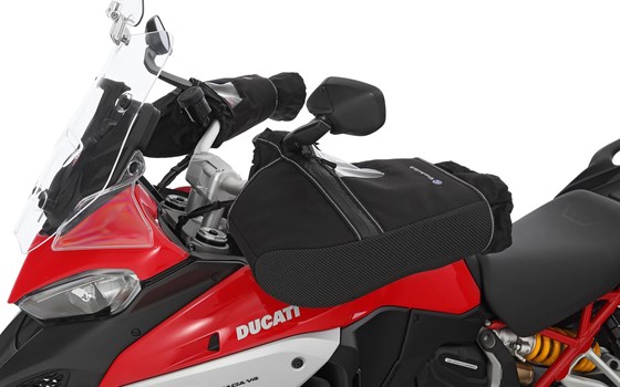 Motorrad Lenkerstulpen - schwarz - Satz - Bild 2