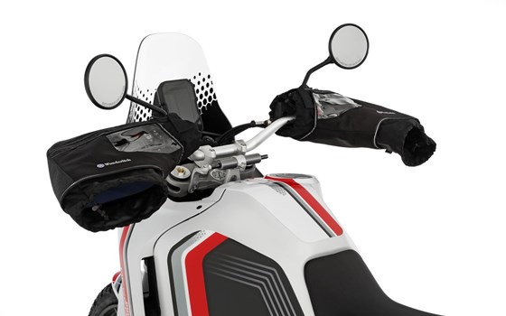 Motorrad Lenkerstulpen - schwarz - Satz - Bild 3