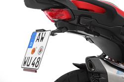 Heckumbau SPORT Multistrada V4 - schwarz - M5 Blinker Anschlussgewinde