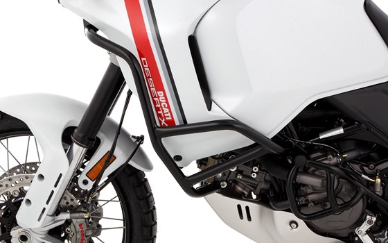 Verkleidungsschutzbügel DesertX - schwarz - Für Modelle mit Standard-Motorschutzplatte - Bild 1