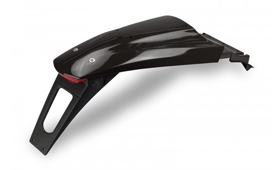 Kotflügel Hinten schwarz mit Rücklicht für KTM 625/640/660 LC4 Enduro/Supermoto 1998-2005 - Bild 1