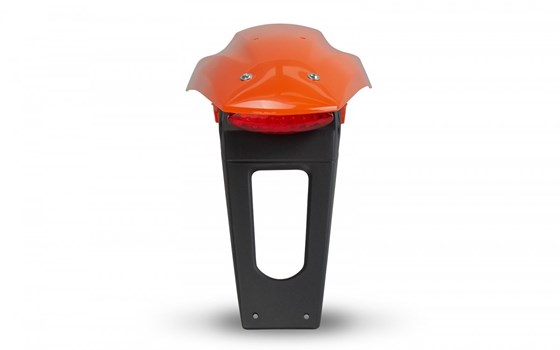 Kotflügel Hinten orange mit Rücklicht für KTM 625/640/660 LC4 Enduro/Supermoto 1998-2005 - Bild 2