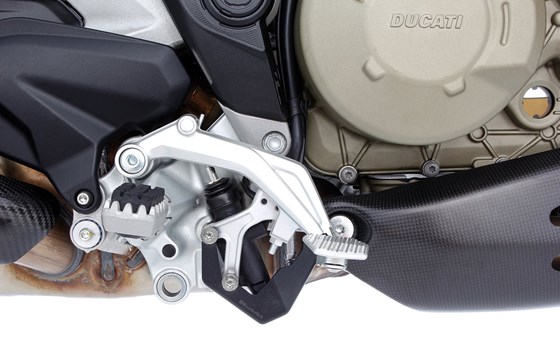 Schutzblech Bremspumpe Multistrada V4 - schwarz - hinten - Bild 2