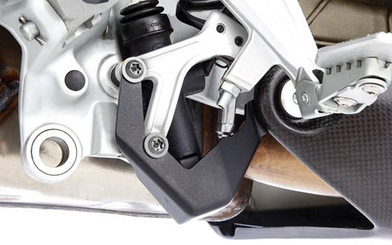 Schutzblech Bremspumpe Multistrada V4 - schwarz - hinten - Bild 3