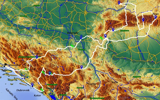 Motorradtour Kroatien - Bosnien - Serbien - Rumänien - Montenegro vom 16.08. - 28.08. - Bild 1 Motorradtour Kroatien - Bosnien - Serbien - Rumänien - Montenegro vom 16.08. - 28.08. - Bild 1