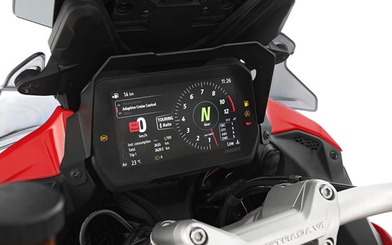 Cockpit-Blendschutz Multistrada V4- schwarz - Bild 1