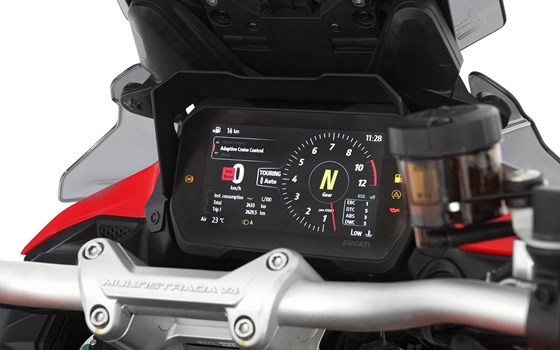 Cockpit-Blendschutz Multistrada V4- schwarz - Bild 2