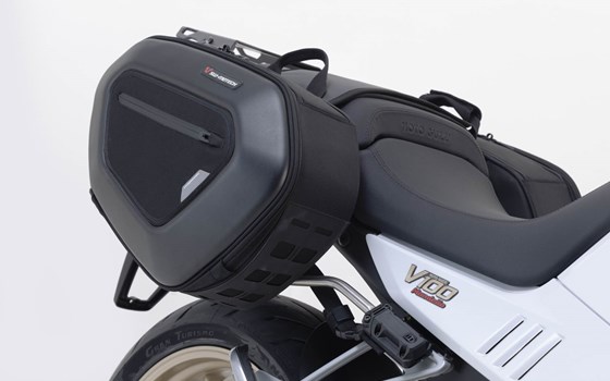 PRO BLAZE Satteltaschen-Set. Schwarz. Moto Guzzi V100 Mandello/S, Stelvio. - Bild 3