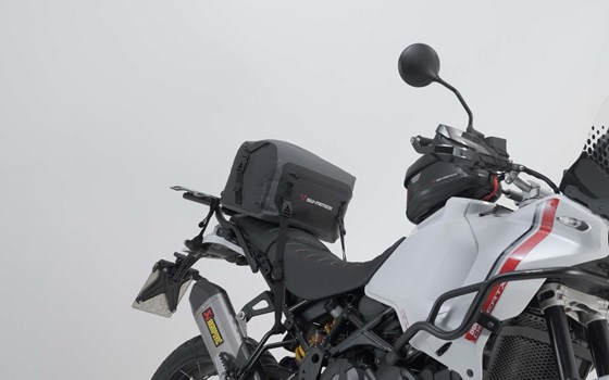 Drybag 180 Hecktasche. 18 l. Grau/Schwarz. Wasserdicht. - Bild 3