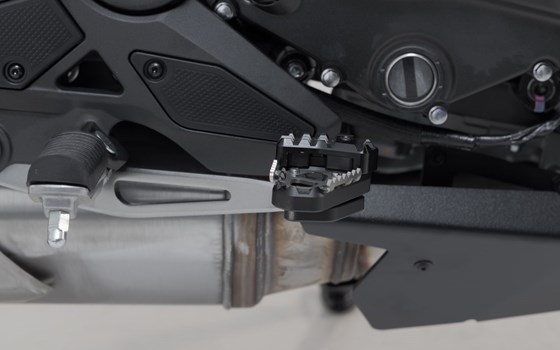 Fußbremshebel-Erweiterung. Schwarz. Kawasaki Versys 650 (21-). - Bild 3