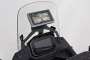 Navi-Halter im Cockpit. Schwarz. Honda XL750 Transalp (22-24).