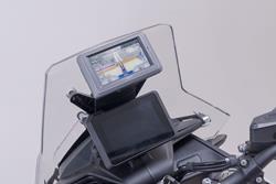 Navi-Halter im Cockpit. Schwarz. KTM 890 Adv (22-), 890 SM T (23-).