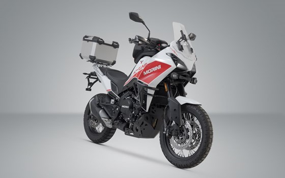 TRAX ADV Topcase-System. Silbern. Moto Morini X-Cape 650 (21-). - Bild 2