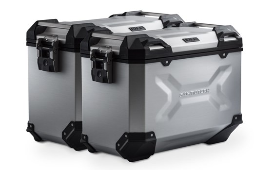 TRAX ADV Alukoffer-System. Silbern. 45/45 l. Honda XL750 Transalp (22-). - Bild 1