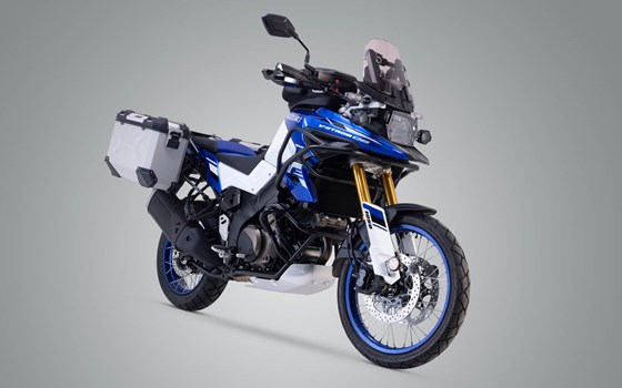 TRAX ADV Alukoffer-System. Silbern. 45/37 l. Suzuki V-Strom 1050DE (21-). - Bild 2