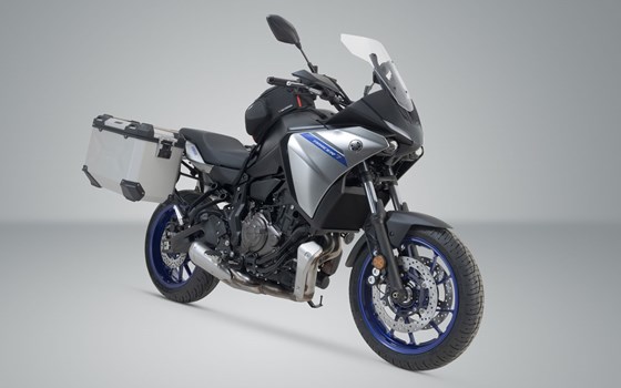 TRAX ADV Alukoffer-System. Silbern. 45/45 l. Yamaha MT-07 Tracer (16-). - Bild 2