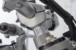 Lenkererhöhung. Silbern. Ducati DesertX (22-).