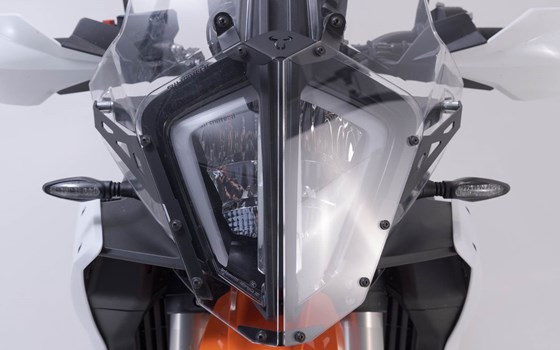 Scheinwerferschutz. Halterung mit Blende. KTM 890 Adventure R (22-). - Bild 3