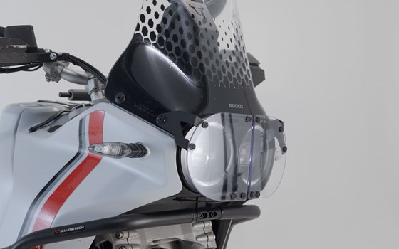 Scheinwerferschutz. Halterung mit Blende. Ducati DesertX (22-). - Bild 2