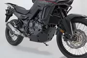 Motorschutz. Schwarz. Honda XL750 Transalp (22-).