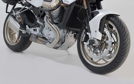 Motorschutz. Silbern. Moto Guzzi V100 Mandello/S. - Bild 1