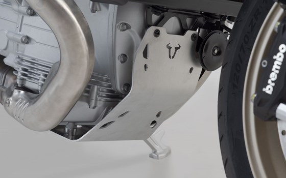 Motorschutz. Silbern. Moto Guzzi V100 Mandello/S. - Bild 2