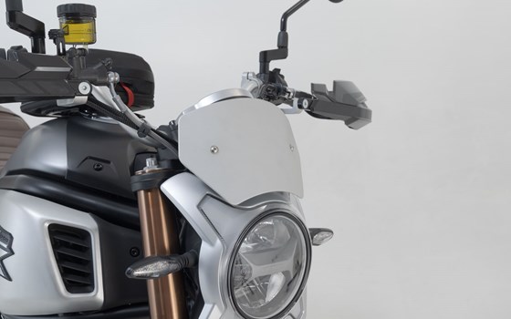 Windschild. Silbern. CFMoto 700CL-X Heritage (22-). - Bild 1