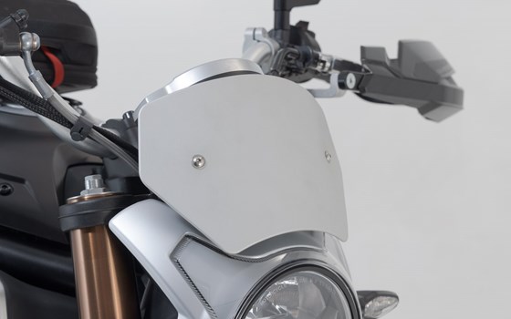 Windschild. Silbern. CFMoto 700CL-X Heritage (22-). - Bild 2