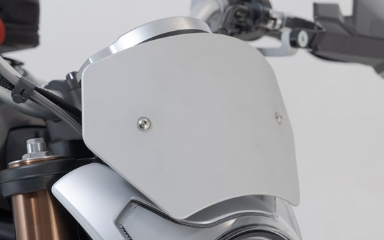 Windschild. Silbern. CFMoto 700CL-X Heritage (22-). - Bild 3