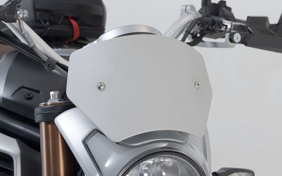 Windschild. Silbern. CFMoto 700CL-X Heritage (22-). - Bild 4