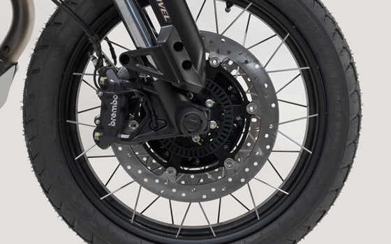 Sturzpad-Kit für Vorderachse. Schwarz. Moto Guzzi V85 TT (21-23). - Bild 2