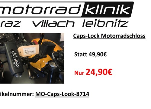 Caps-Lock Motorradschloss