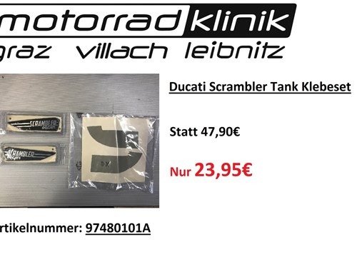 Ducati Scrambler Tank Klebeset