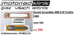 Ducati Scrambler 800 Full Trottle Logo statt 50€ nur 25€ Ducati Scrambler 800 Full Trottle Logo statt 50€ nur 25€