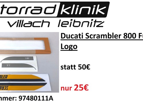 Ducati Scrambler 800 Full Trottle Logo statt 50€ nur 25€