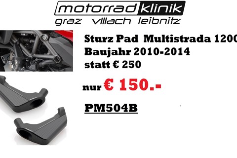 Marke: Rizoma Artikelname: Sturz Pad  Multistrada 1200 Baujahr 2010-2014 statt € 250 nur € 150.-