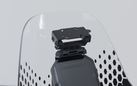 Navi-Halter im Cockpit. Schwarz. Ducati DesertX (22-) / Rally (23-). - Bild 1