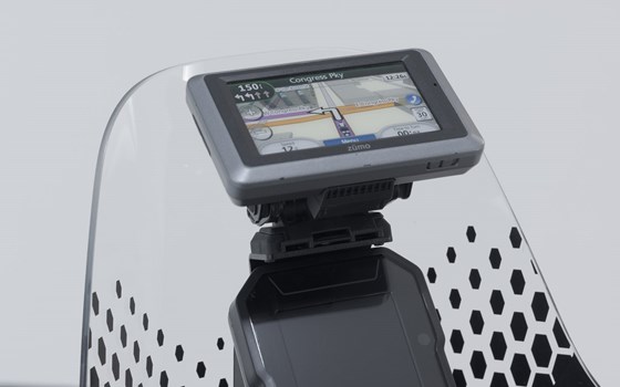 Navi-Halter im Cockpit. Schwarz. Ducati DesertX (22-) / Rally (23-). - Bild 3