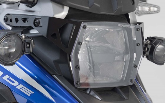 Scheinwerferschutz. Halterung mit Blende. Suzuki V-Strom 1050 (19-). - Bild 2