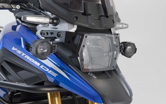 Scheinwerferschutz. Halterung mit Blende. Suzuki V-Strom 1050 (19-). - Bild 3