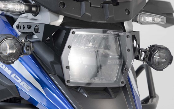 Scheinwerferschutz. Halterung mit Blende. Suzuki V-Strom 1050 (19-). - Bild 5