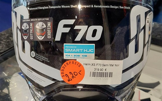 HJC F70 MATT SCHWARZ - Bild 1