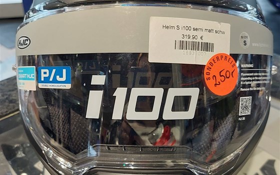 HJC i100 Matt schwarz - Bild 1