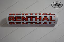 Renthal Vintage Lenkerrolle Textil Polyester Material Standard 22mm Lenker Retro 90s Weiss Rot