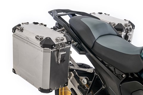 Marke: Wunderlich Artikelname: Koffersatz EXTREME - slimline R 1300 GS (Adventure)- Aluminium