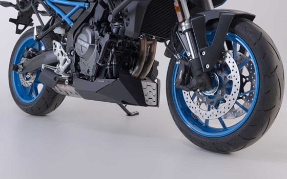 Bugspoiler. Schwarz/Silbern. Suzuki GSX-8S (22-). - Bild 1