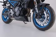 Bugspoiler. Schwarz/Silbern. Suzuki GSX-8S (22-).