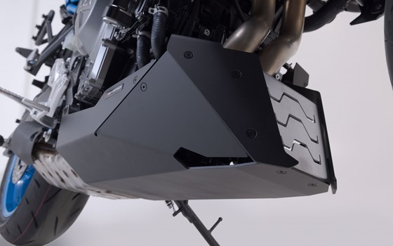 Bugspoiler. Schwarz/Silbern. Suzuki GSX-8S (22-). - Bild 3